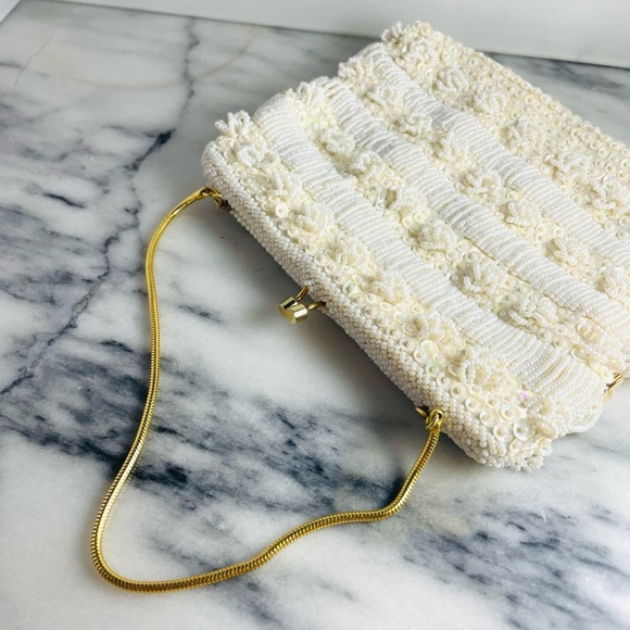 Vintage Hand Beaded Bag - Picture 4 of 5